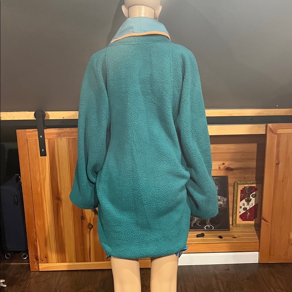 Free People Teal Fleece Jacket MSRP $168 - Picture 8 of 9
